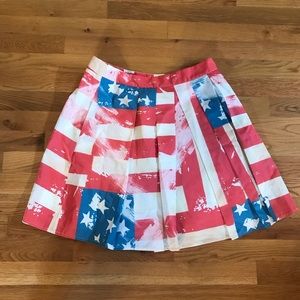 Catherine Malandrino patriotic skirt size 10